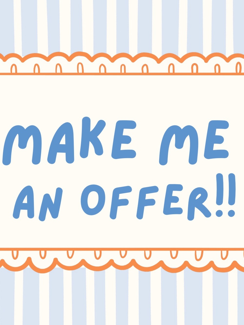 ✨🧡MAKE ME AN OFFER!